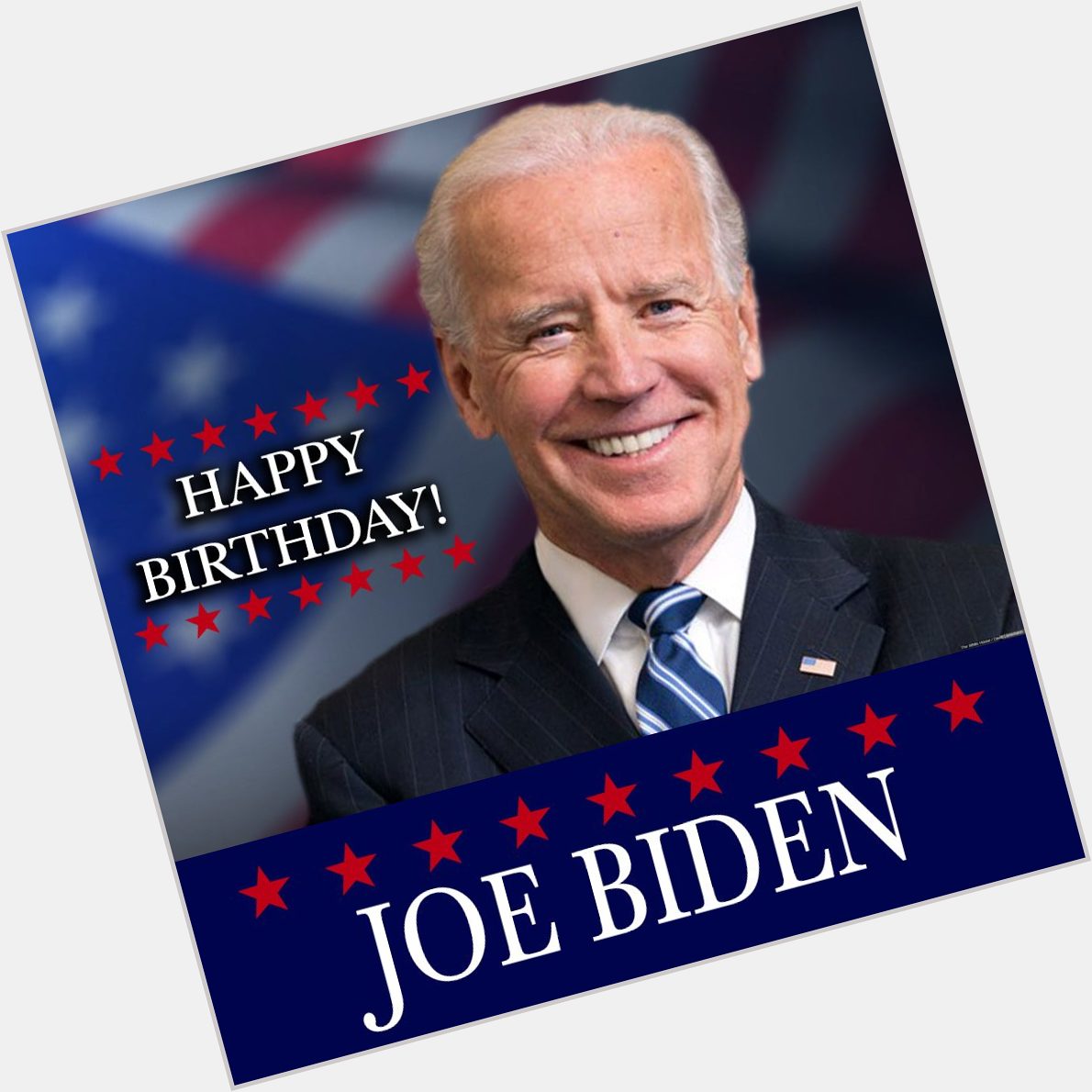 Happy Birthday Joe Biden! He turns 79 years old today! 