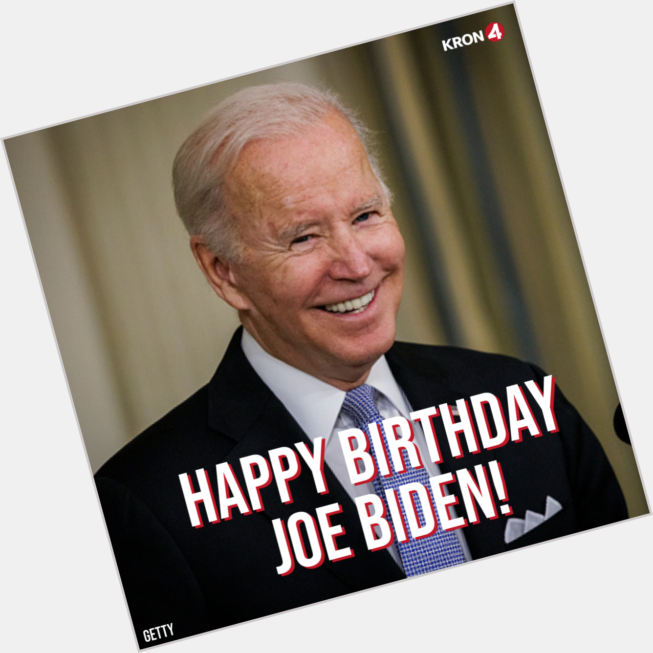 Happy Birthday, Mr. President! Joe Biden turns 79 years old today.  