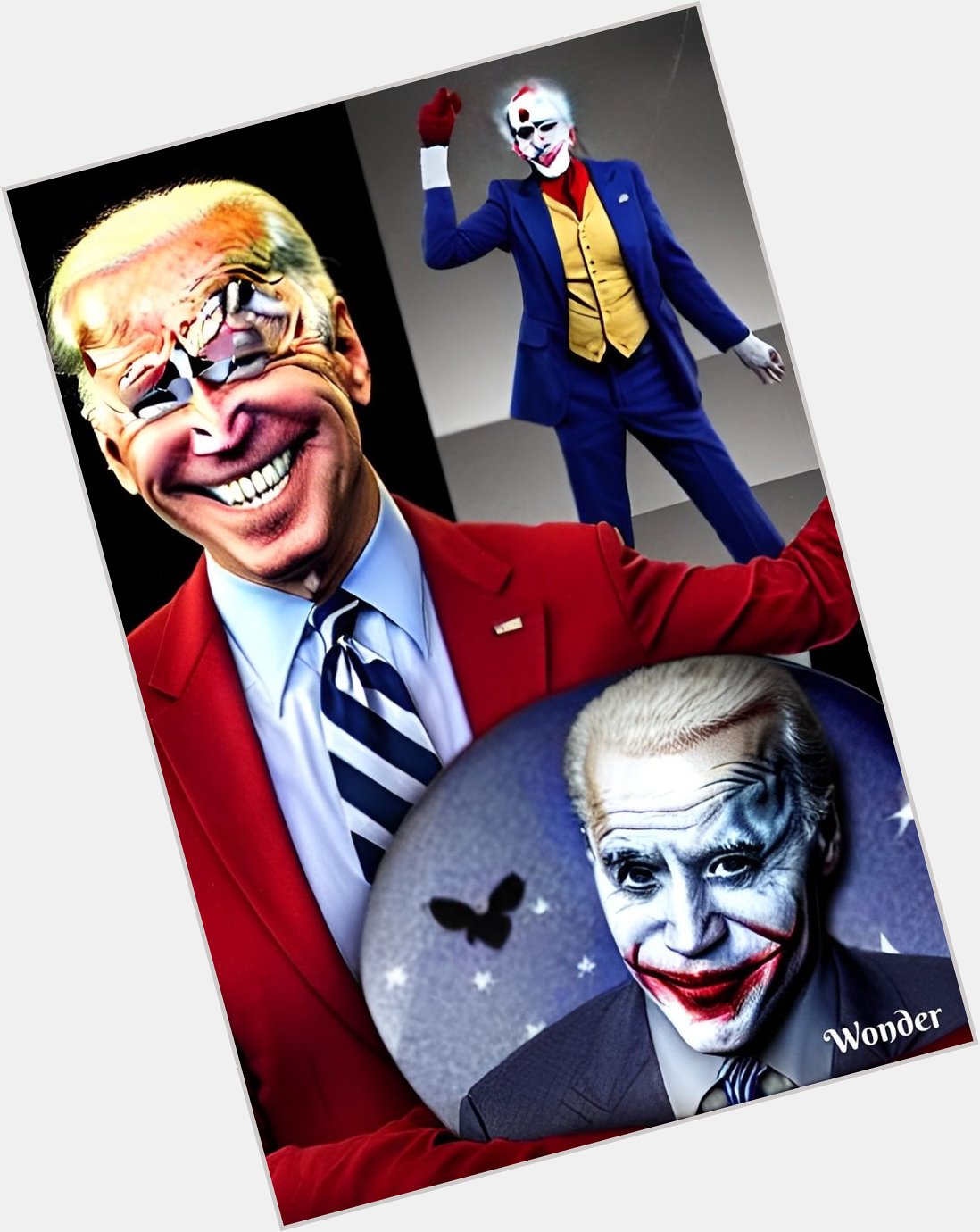  Happy birthday man, here is an AI generated image of Joe Biden as the Joker 