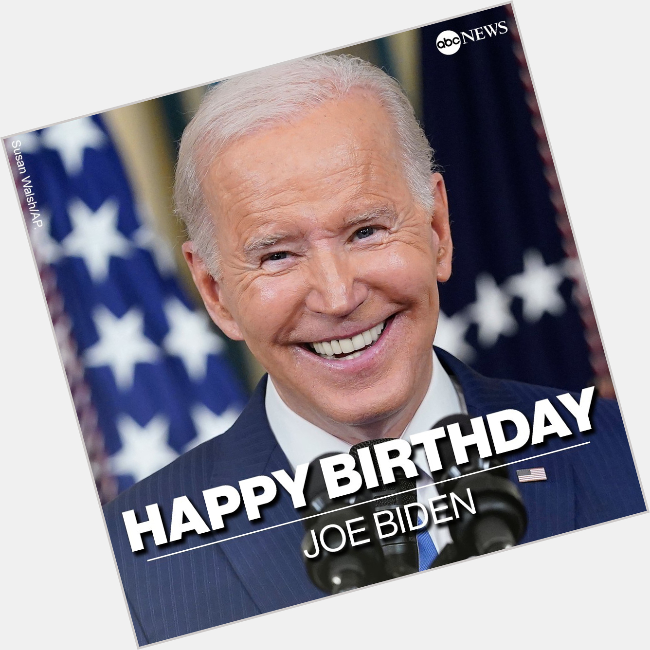 Happy birthday President Joe Biden who turns 80! 