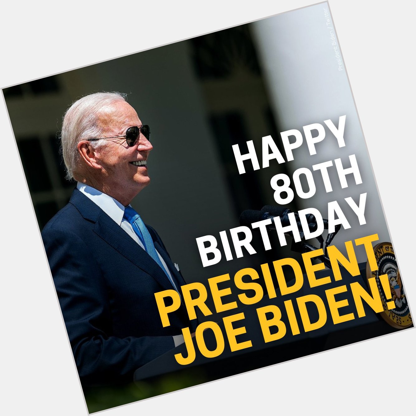 Help us wish President Joe Biden a Happy Birthday! 