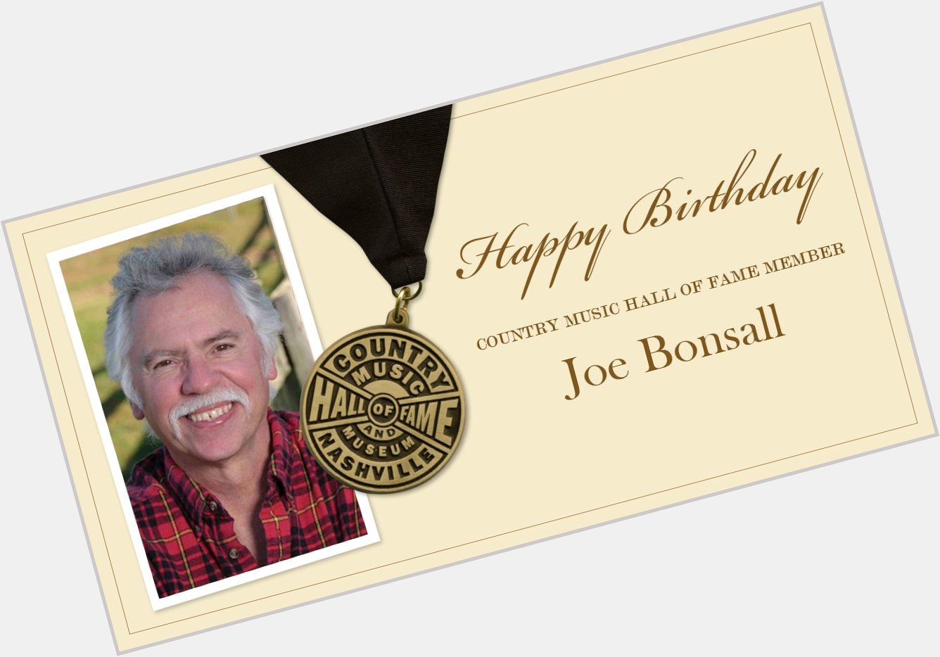 Help us wish Country Music Hall of Fame member Joe Bonsall, of The a happy birthday today! 