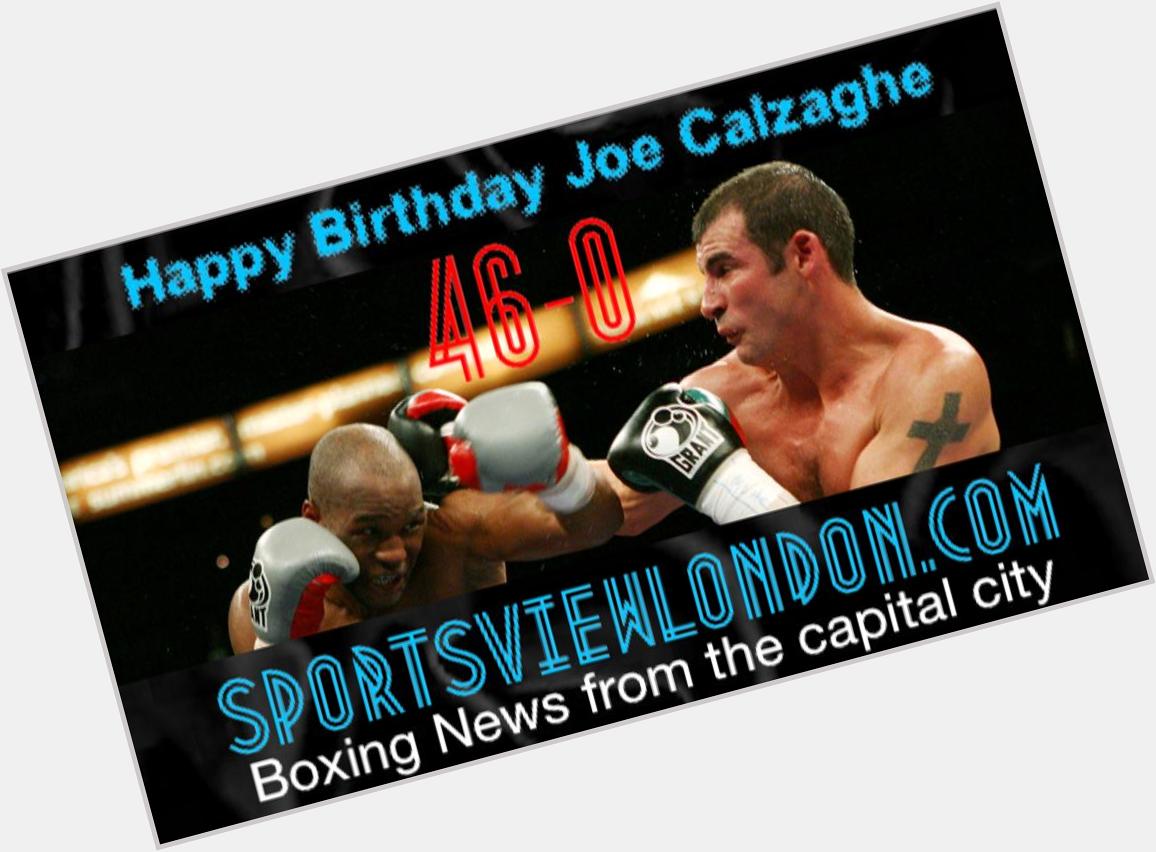 Happy Birthday to a true Boxing legend... Joe Calzaghe 