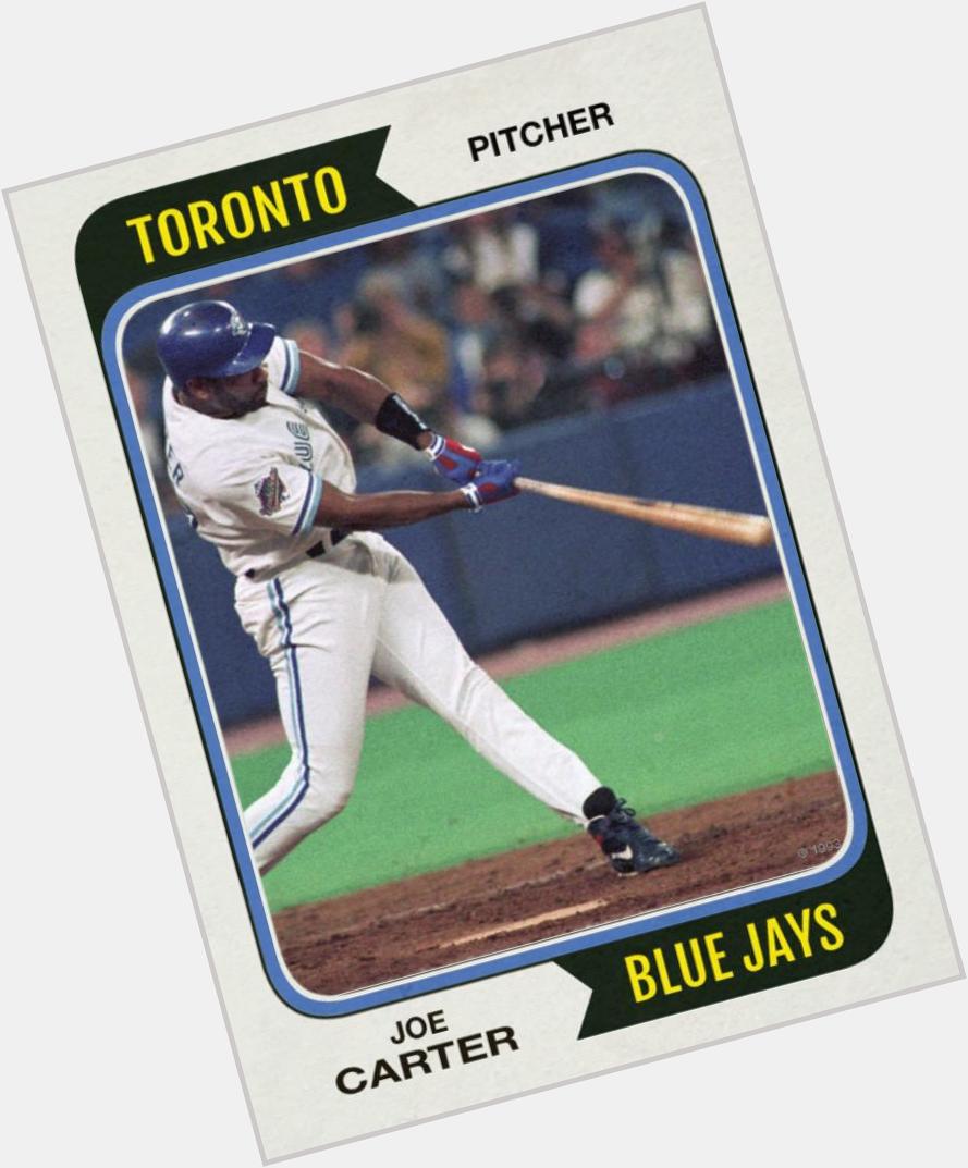Happy 55th birthday to Joe Carter. He could have been 70, but didn\t take good advantage of opportunities. 