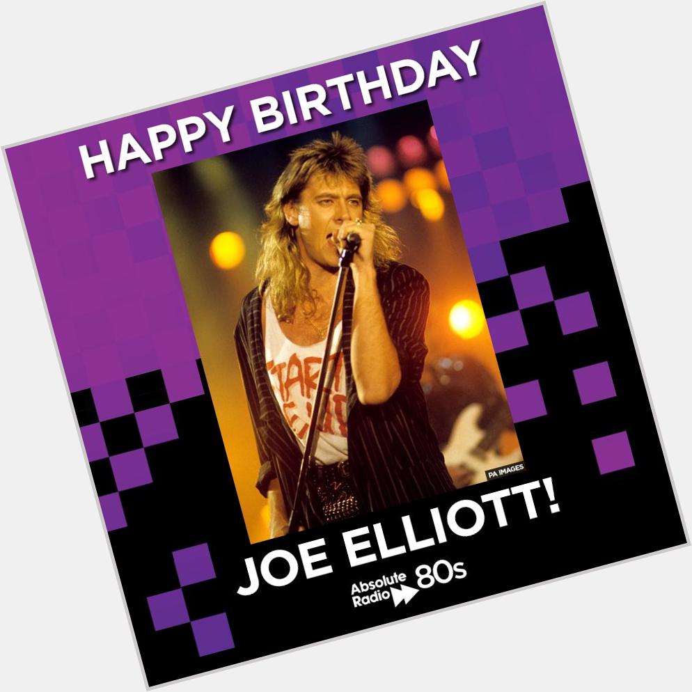 Happy birthday to Def Leppard frontman Joe Elliott - 56 today, you Rock of Ages!
 