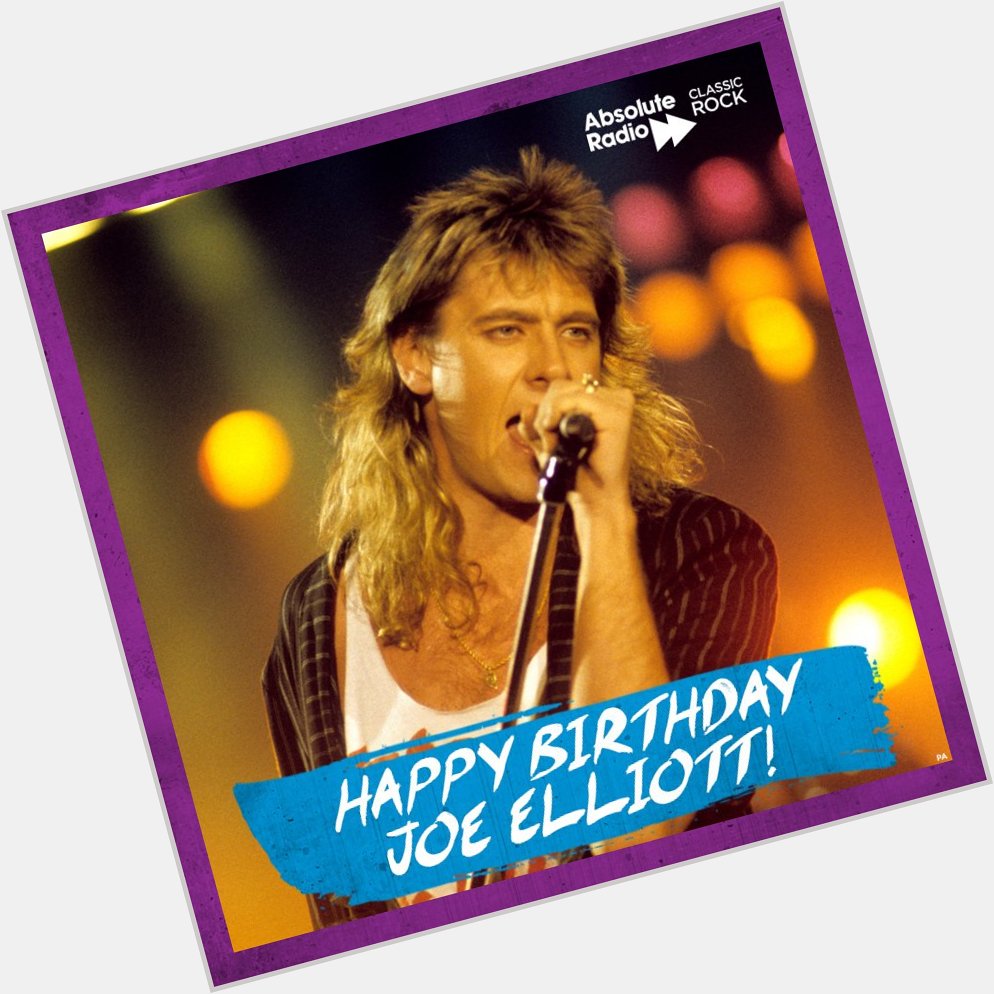 Do you wanna get rocked? Happy birthday to Joe Elliott! 
What\s your favourite Def Lep tune? 