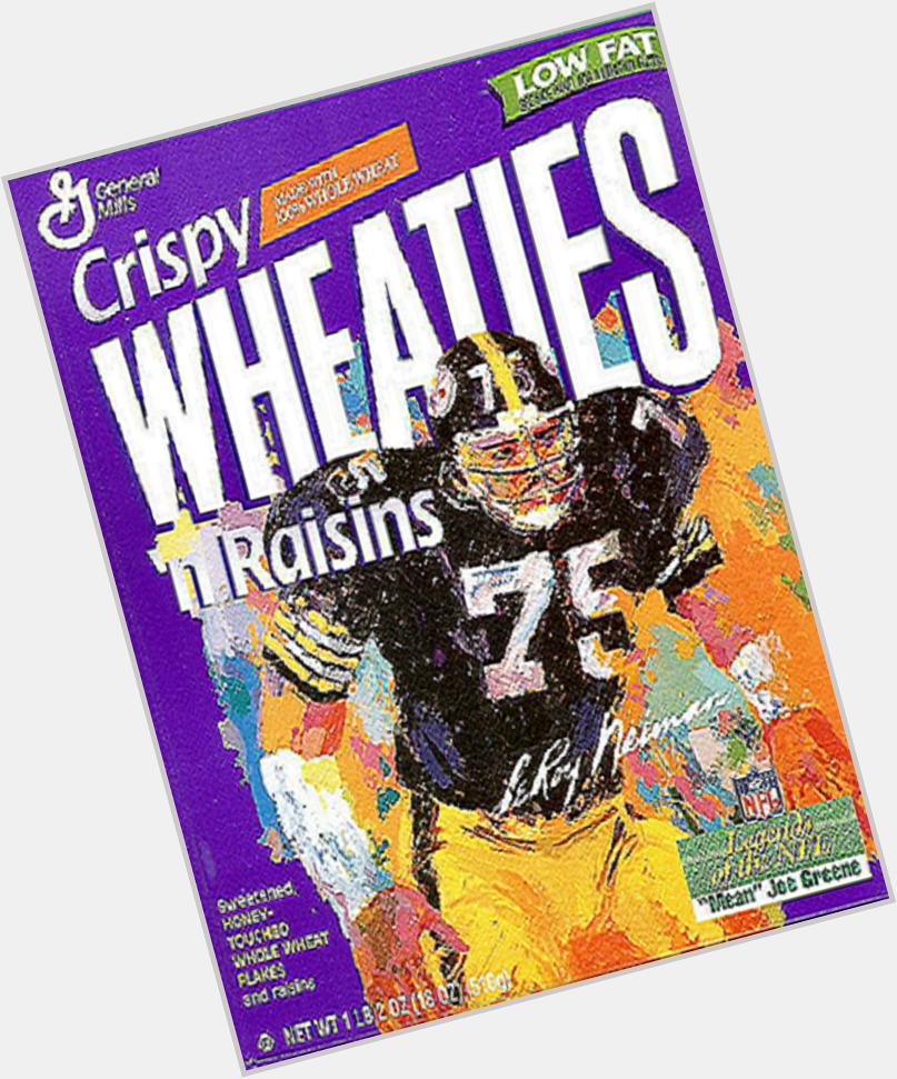 Join us in wishing Wheaties box athlete \"Mean\" Joe Greene a happy 69th birthday. 