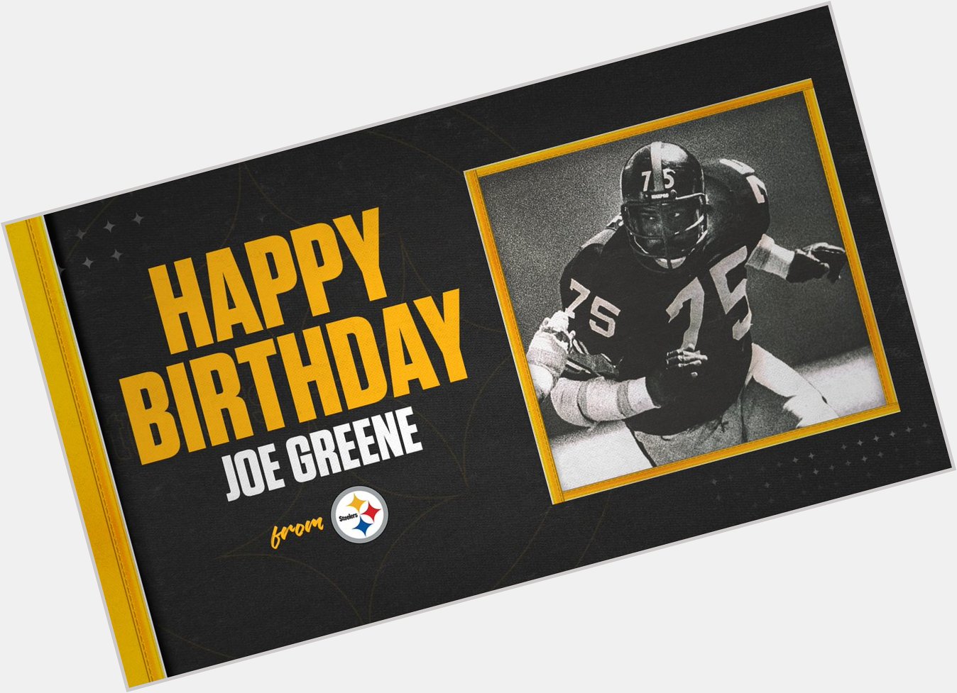 Happy Birthday Joe Greene! 