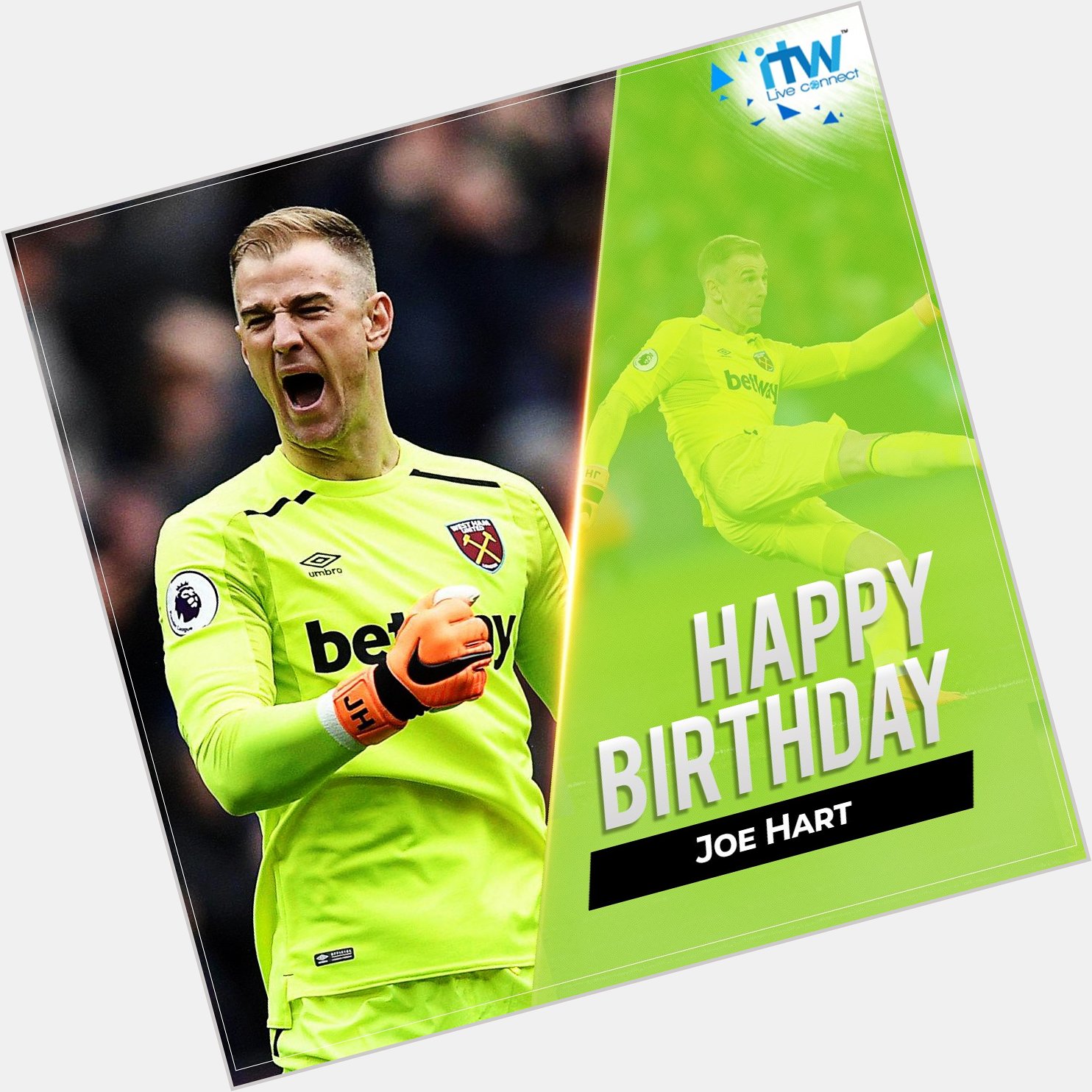 Wishing Joe Hart a very Happy Birthday! The and shot-stopper turns 31 today. 