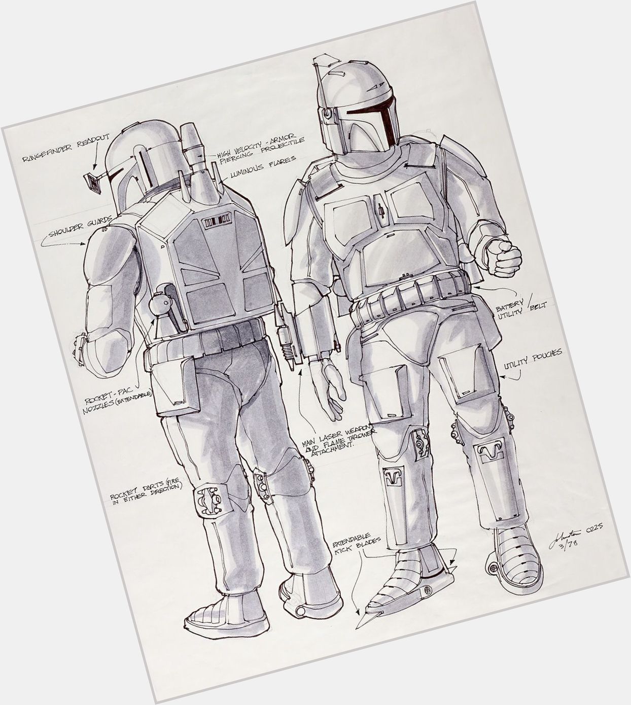 Happy birthday to Joe Johnston! One of the men responsible for the recognizable look of Boba Fett! 