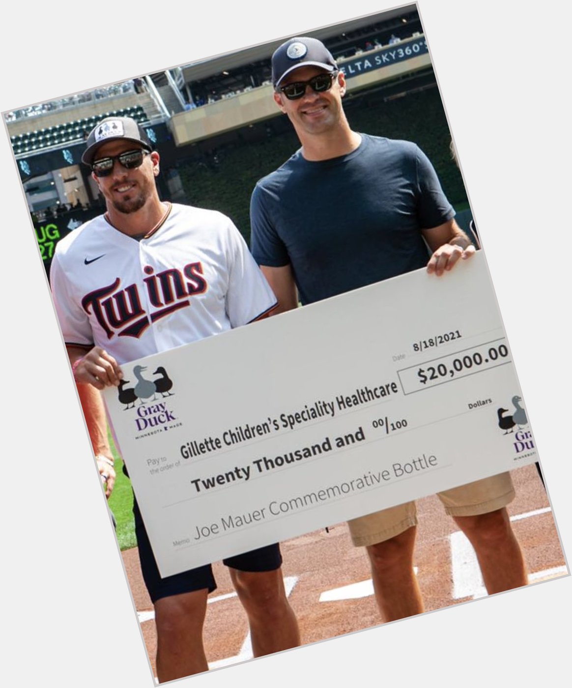 Very Happy Birthday Joe Mauer. Thank you for all you do for our community.  