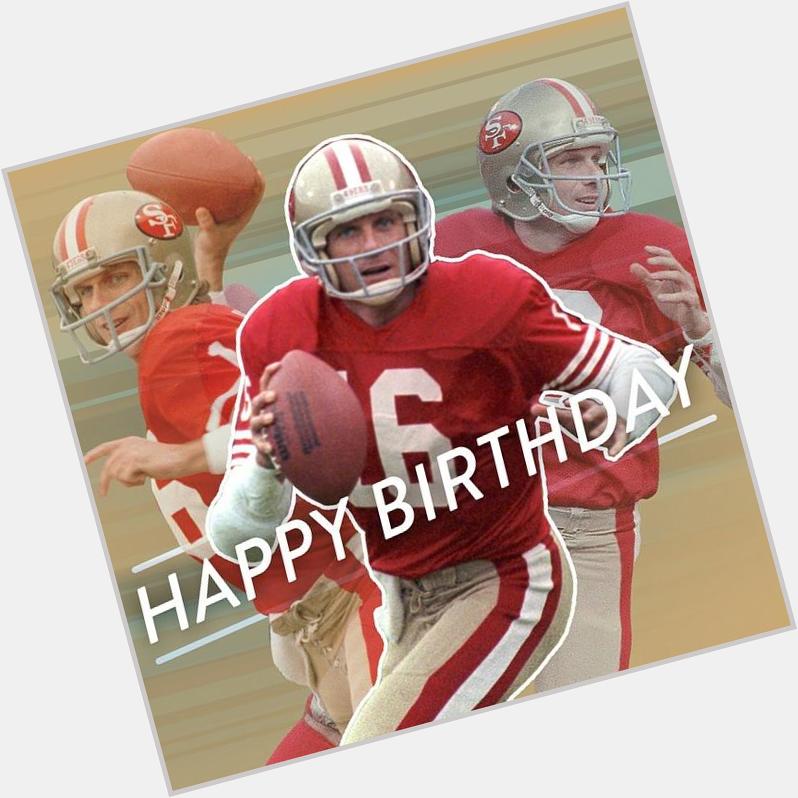 Happy 59th Birthday to NFL Hall of Famer Joe Montana! by nfl  