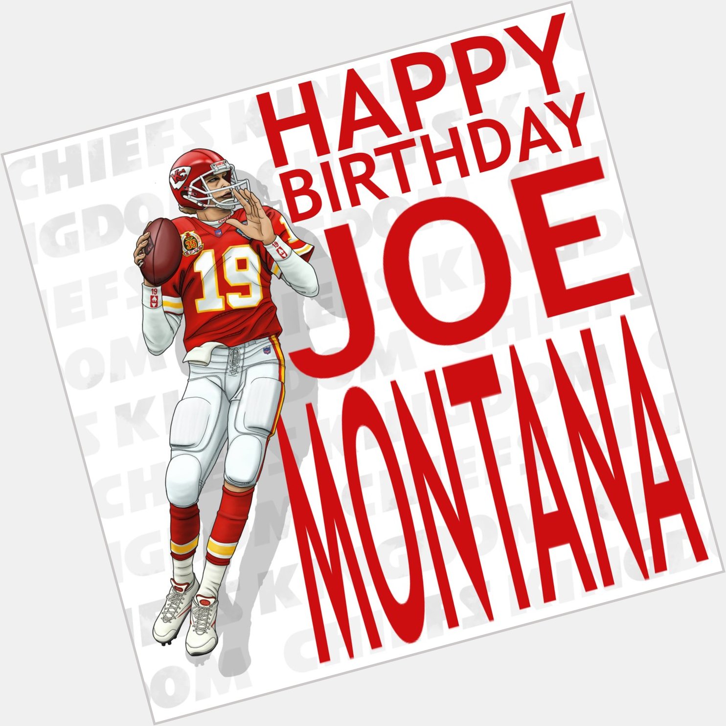 Happy Birthday JOE MONTANA  