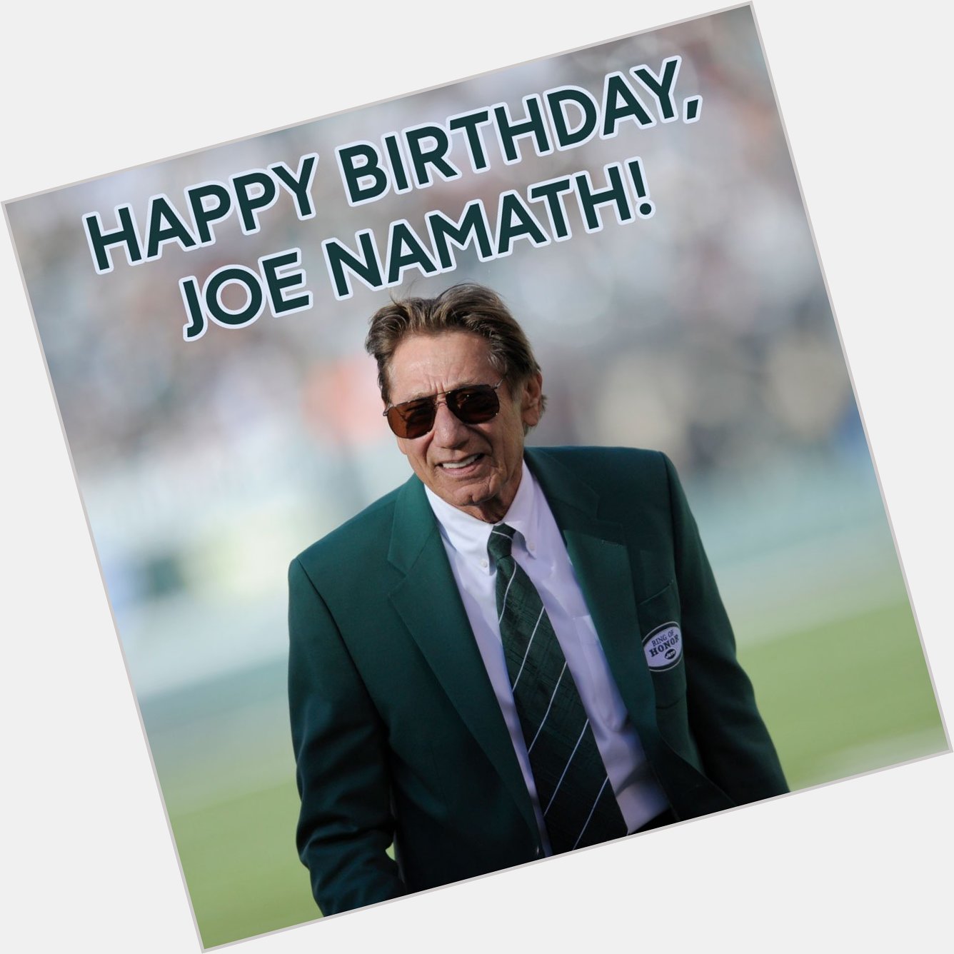 Happy birthday, Joe Namath! The legend turns 74 today  