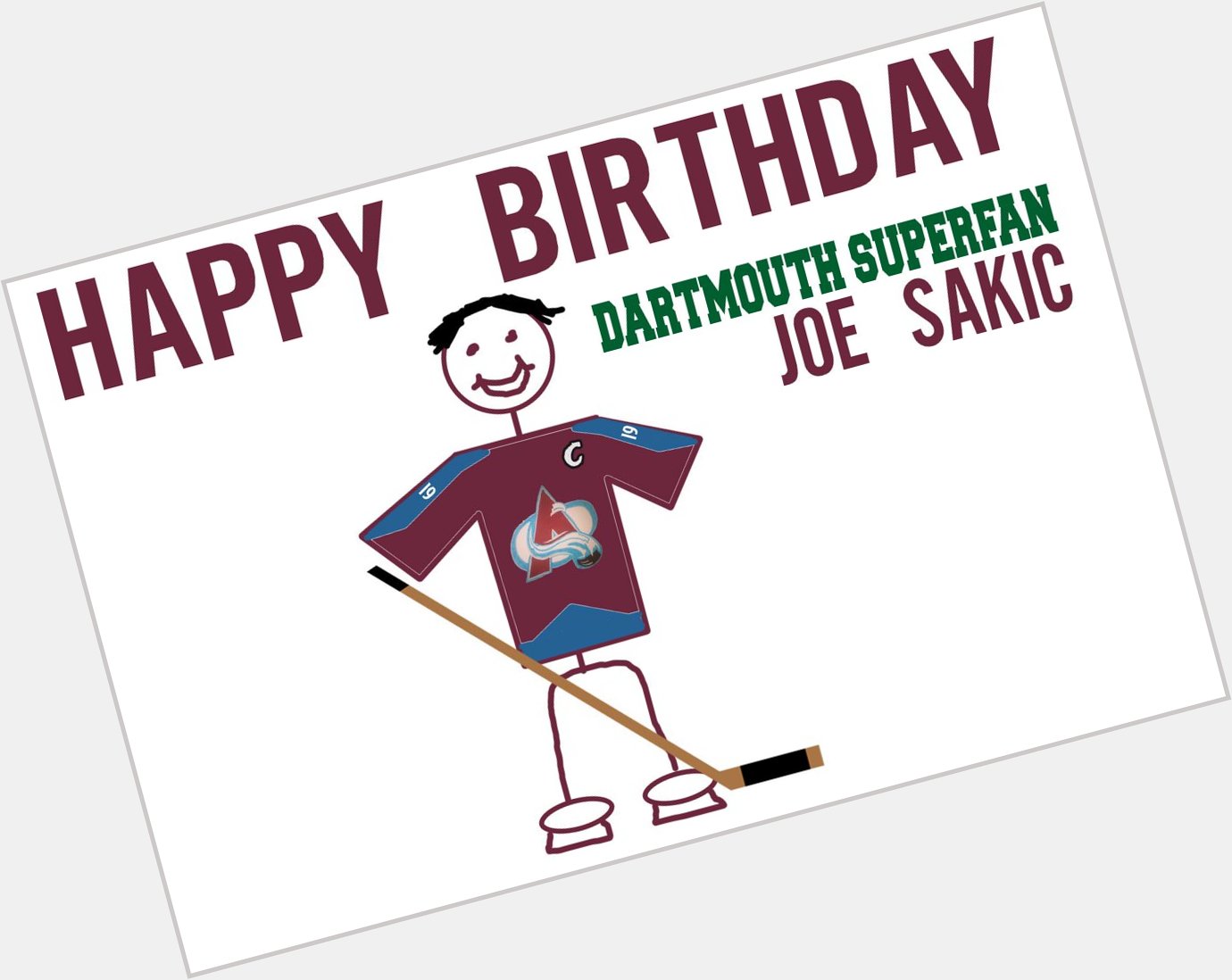 Happy Birthday to Joe Sakic, a staple of press boxes across the league! 