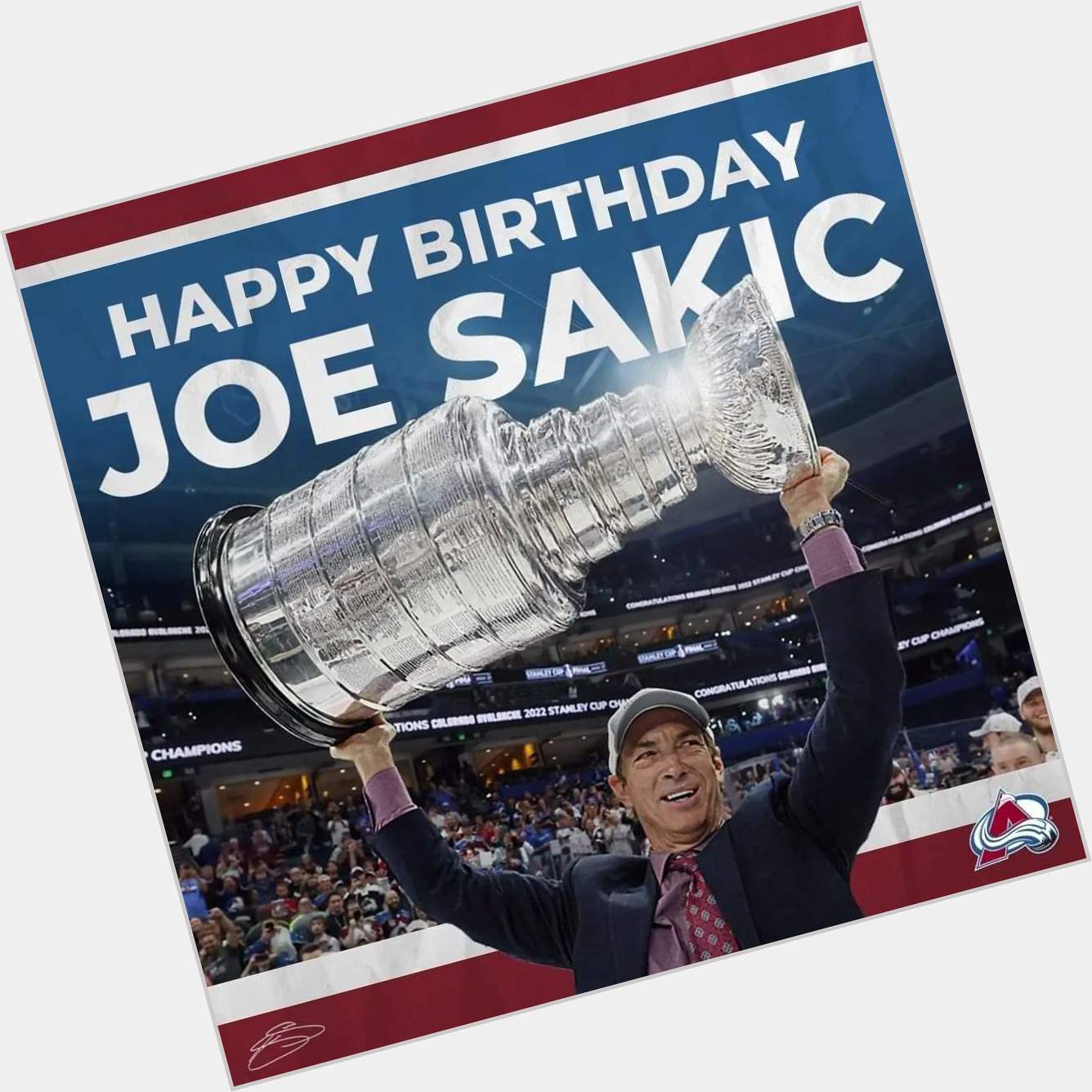 Everyone wish Joe Sakic happy birthday         