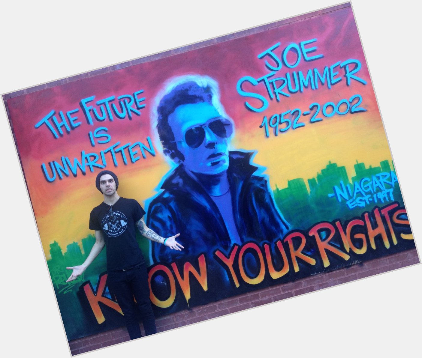 Happy Birthday Joe Strummer  \"Through music, we can live forever\"  