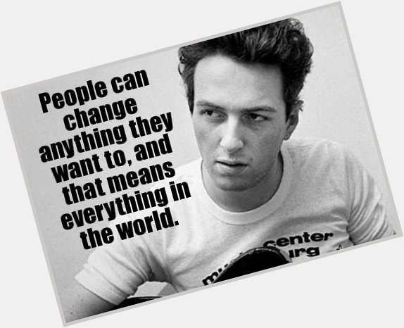 Happy birthday, Joe Strummer. 
You were one of the great ones. 