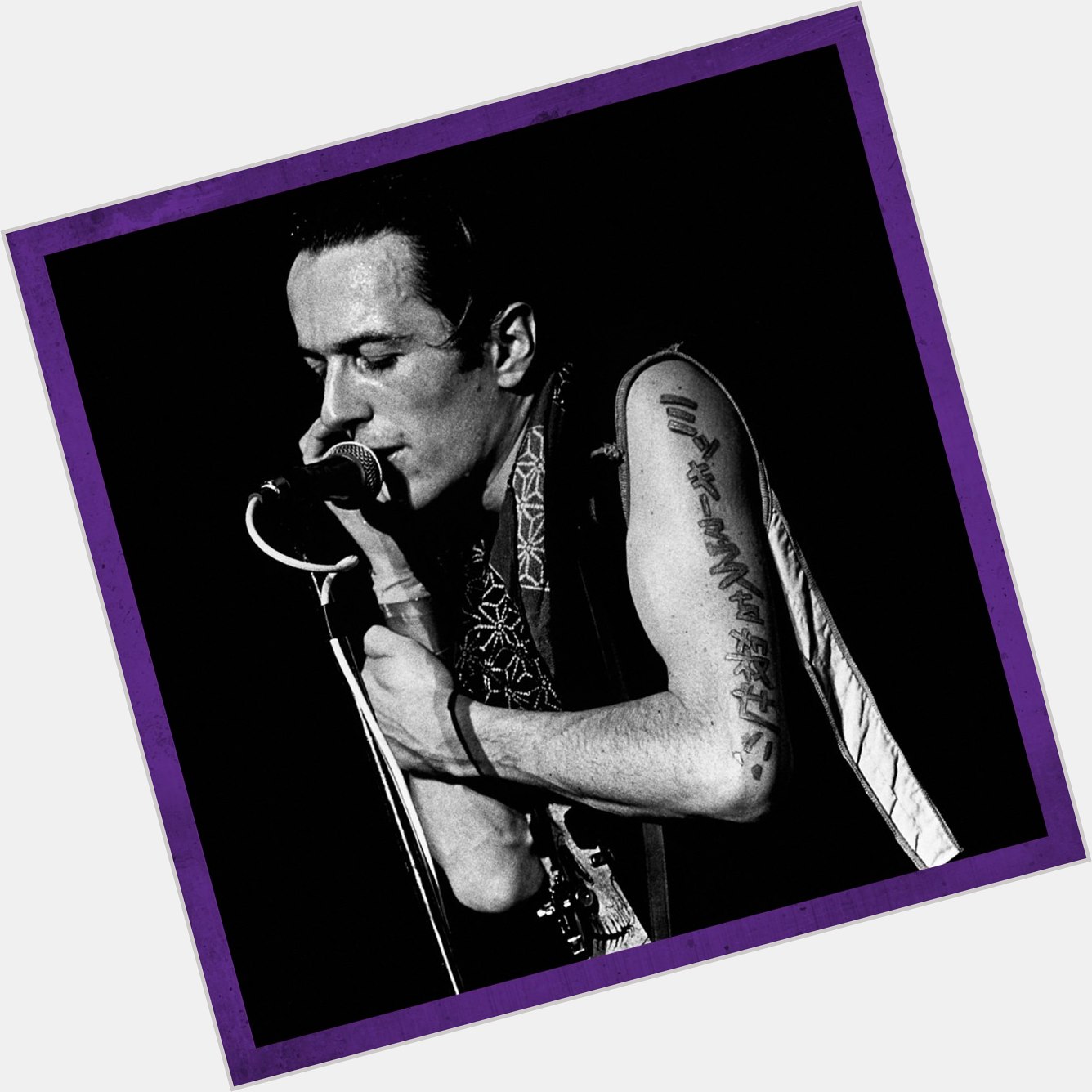 Happy Birthday to the legendary frontman of The Clash, Joe Strummer He would have been 68 today. (Image: PA) 