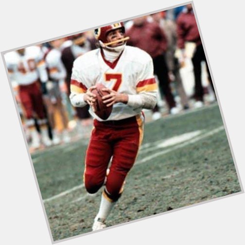 To the QB that made wearing the single bar face mask cool...Happy 72nd Birthday 
Joe Theismann 