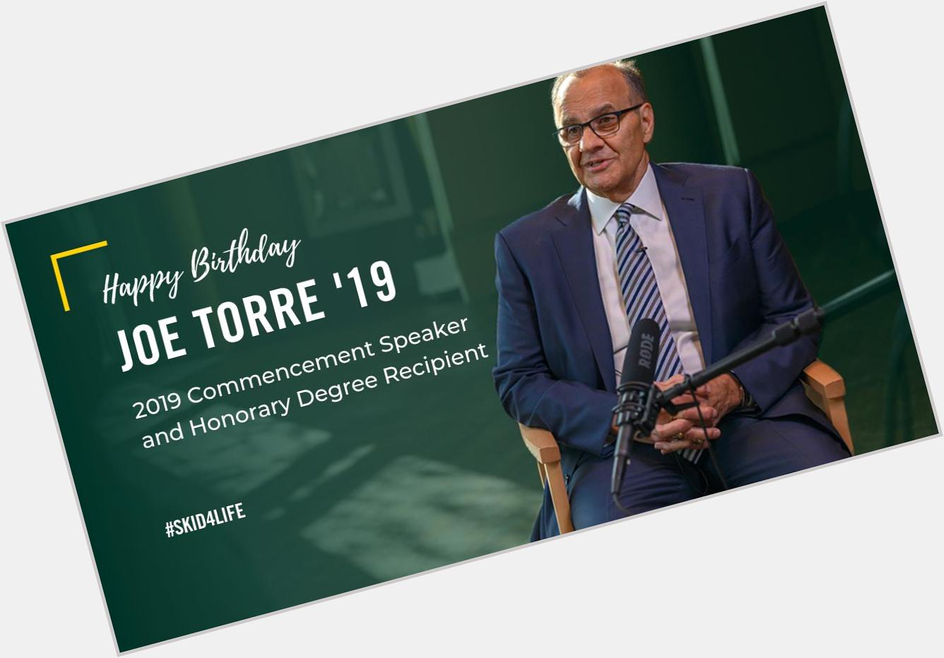  Happy Birthday Joe! 10 Facts about Joe Torre \19    