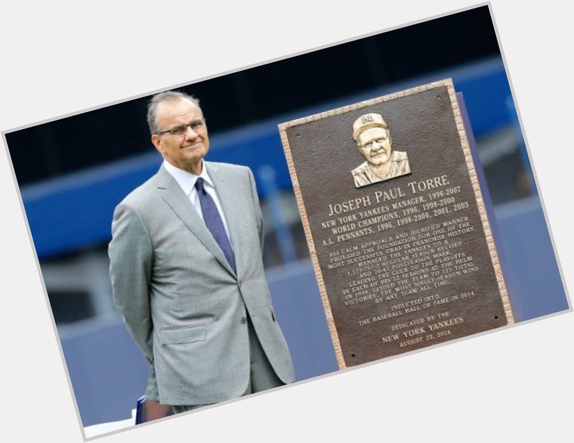 80 años cumple hoy Joe Torre.
Happy Birthday !! 