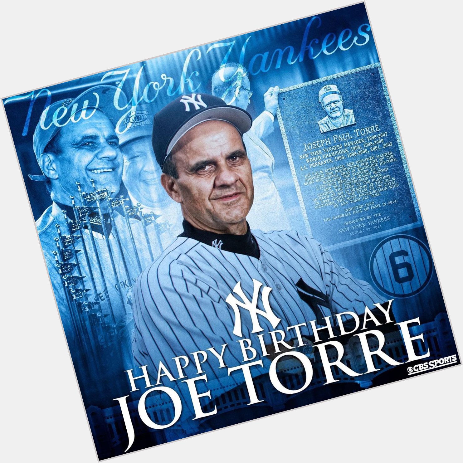 Happy Birthday Joe Torre! 