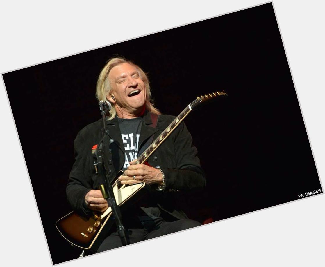 Joe Walsh happy birthday to you. Nov20th is a special day for you rocker! All the best to you. \m/ 