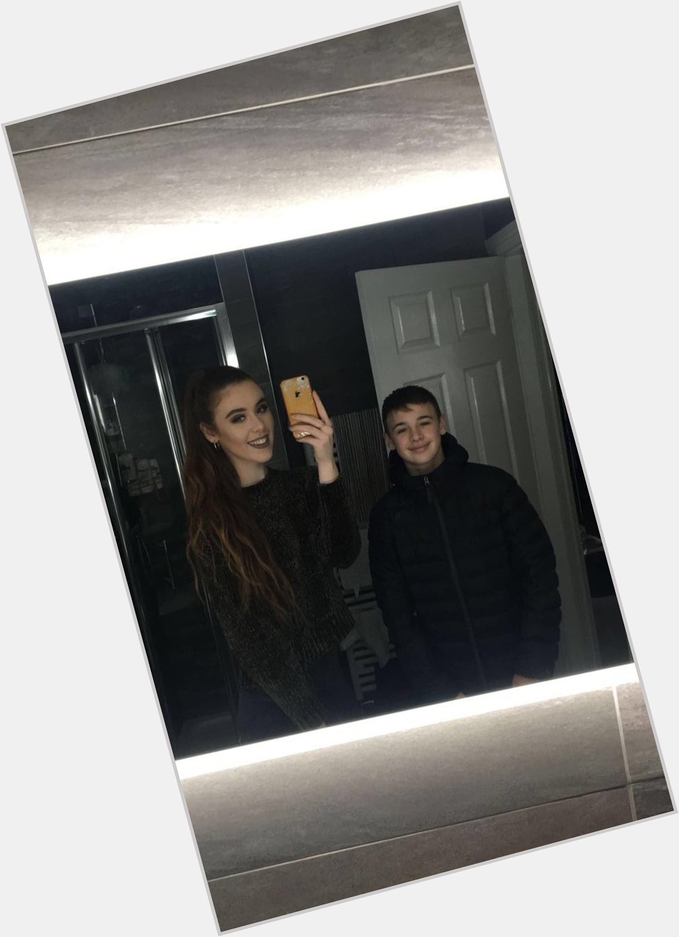 Happy day late bday to my little brother, stop trying to be joe weller pls u weirdo x 