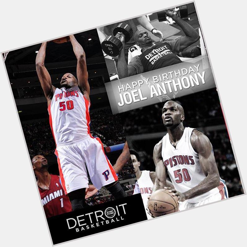 Let\s wish Joel Anthony a very Happy Birthday! by detroitpistons 