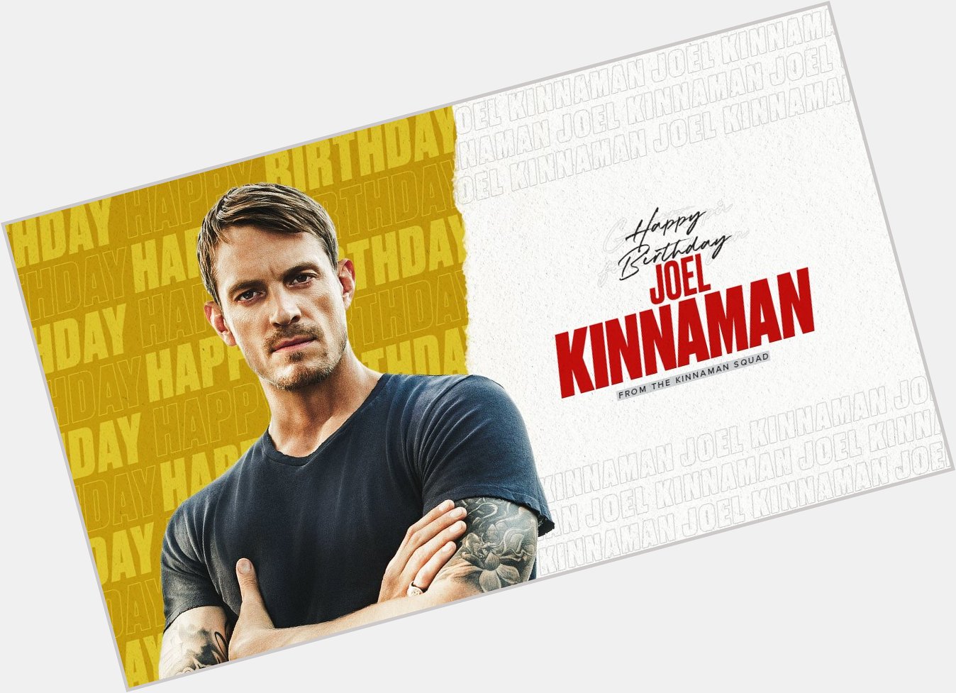 Wishing Joel Kinnaman a very happy birthday! Have an amazing day with your loved ones! 