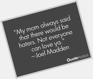 HAPPY BIRTHDAY 

Joel Madden  