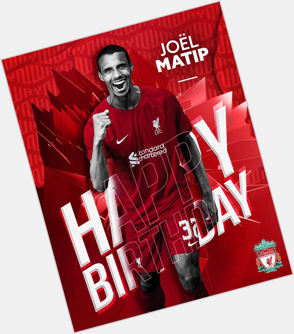 Wishing big Joel Matip a very happy birthday Leave your birthday messages for Joel below   