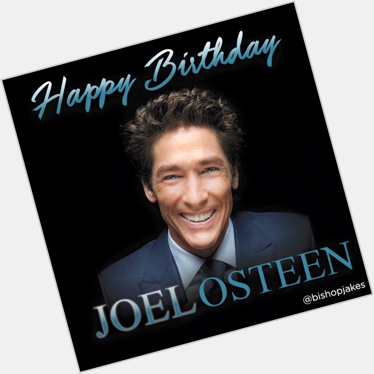Happy Birthday to Pastor Joel Osteen .May you enjoy many more years of God\s bountiful blessings. 