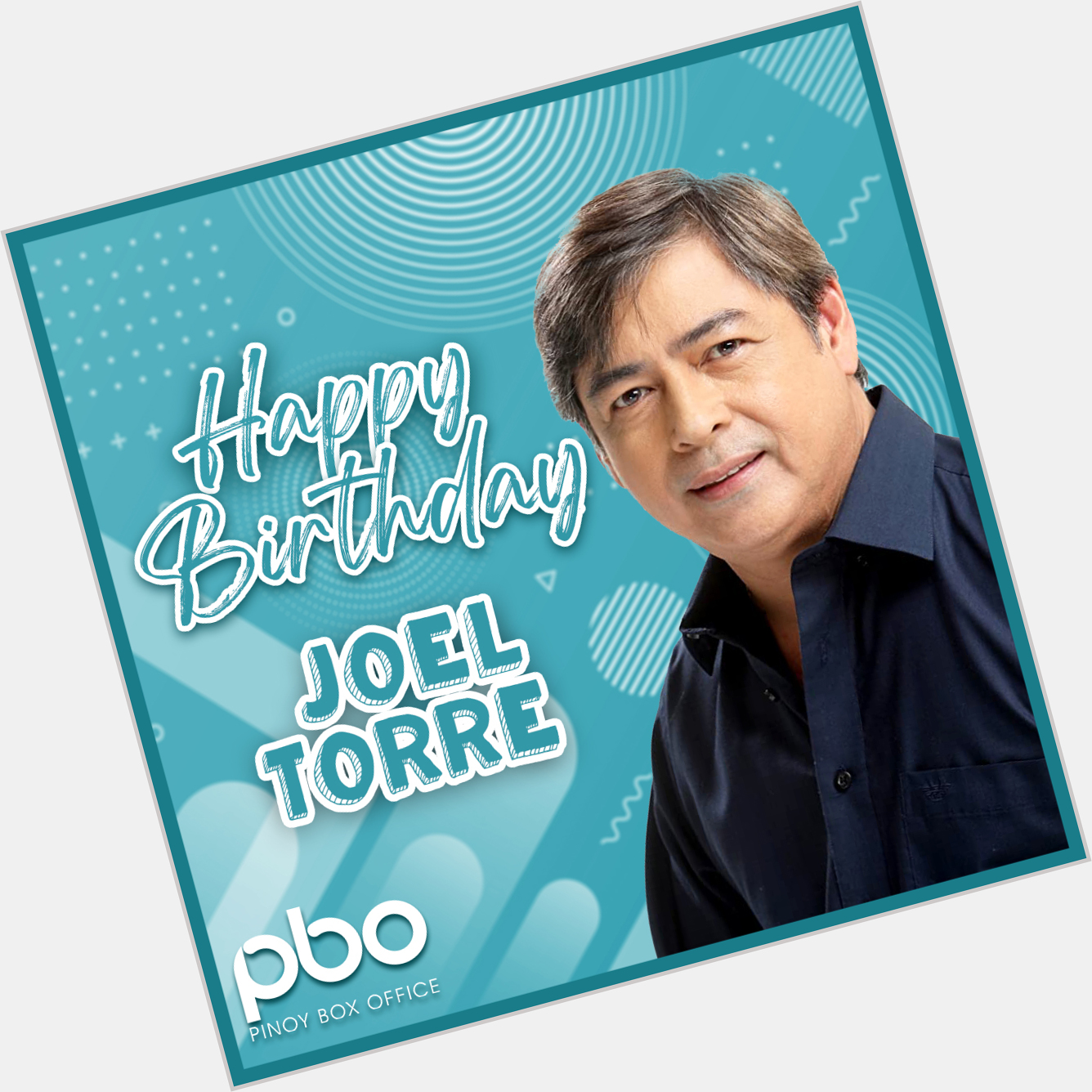 Happy birthday, Joel Torre! Wishing you a day filled with happiness and plenty of love! 