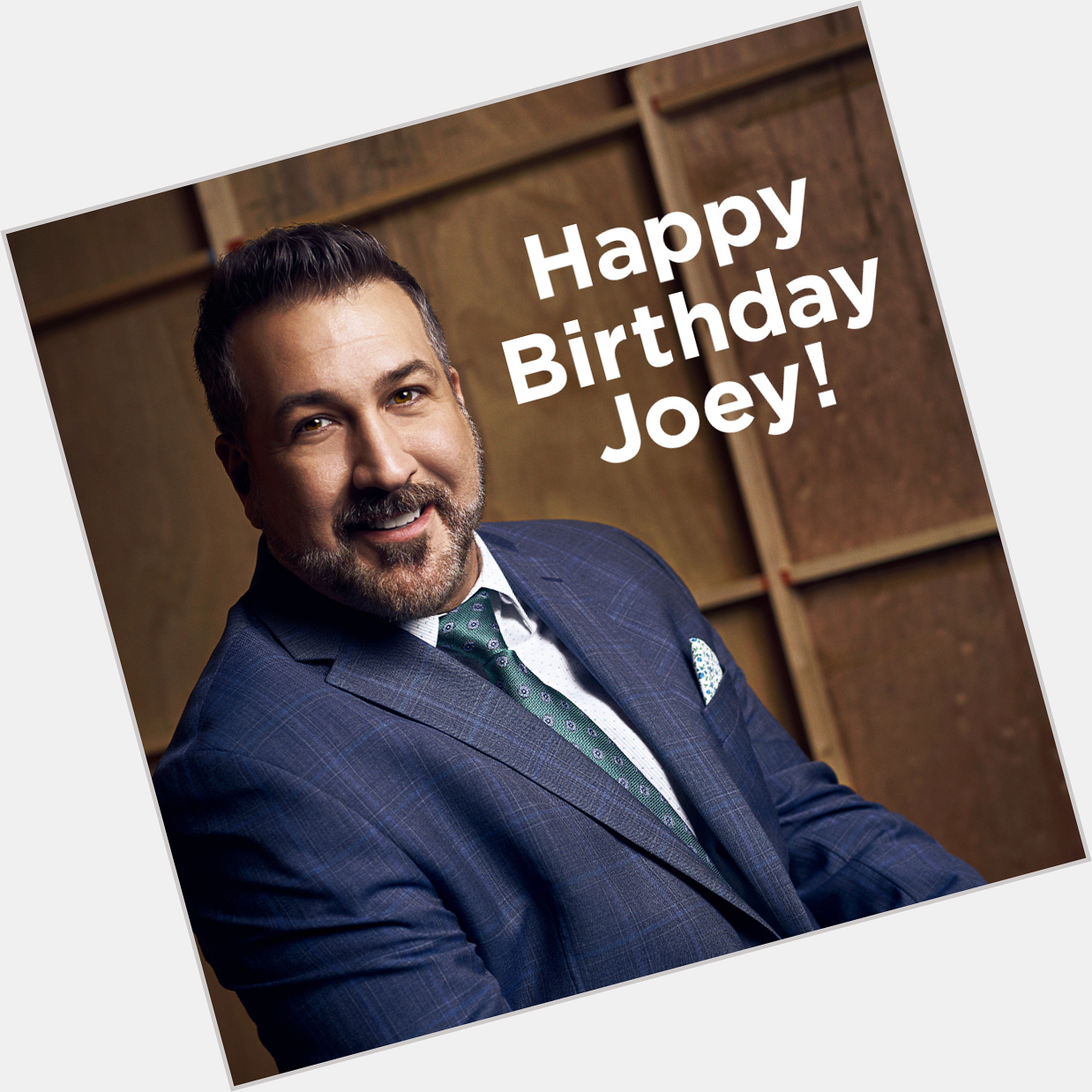 Happy Birthday, Joey Fatone! Sing, dance, host...you can do it all. Send Joey some birthday wishes! 