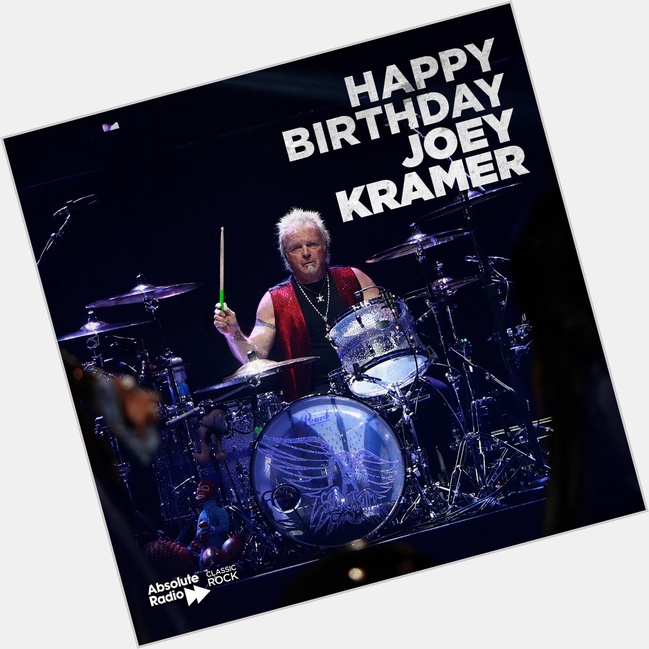 Happy birthday to the Kramedog! 

Aerosmith\s Joey Kramer is 73 today! 