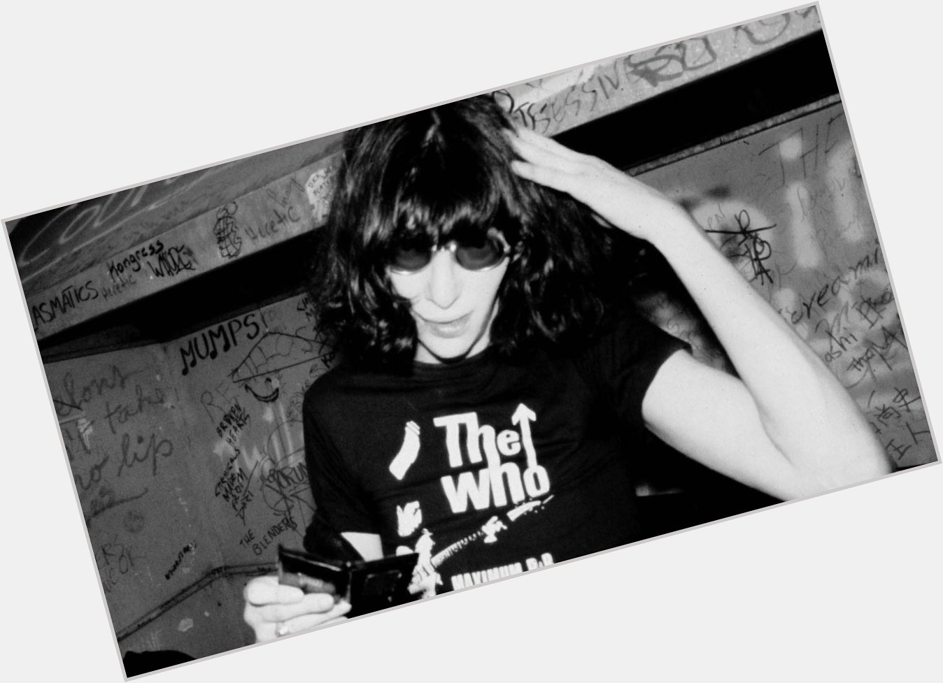 Happy birthday to Joey Ramone, wherever you are!  