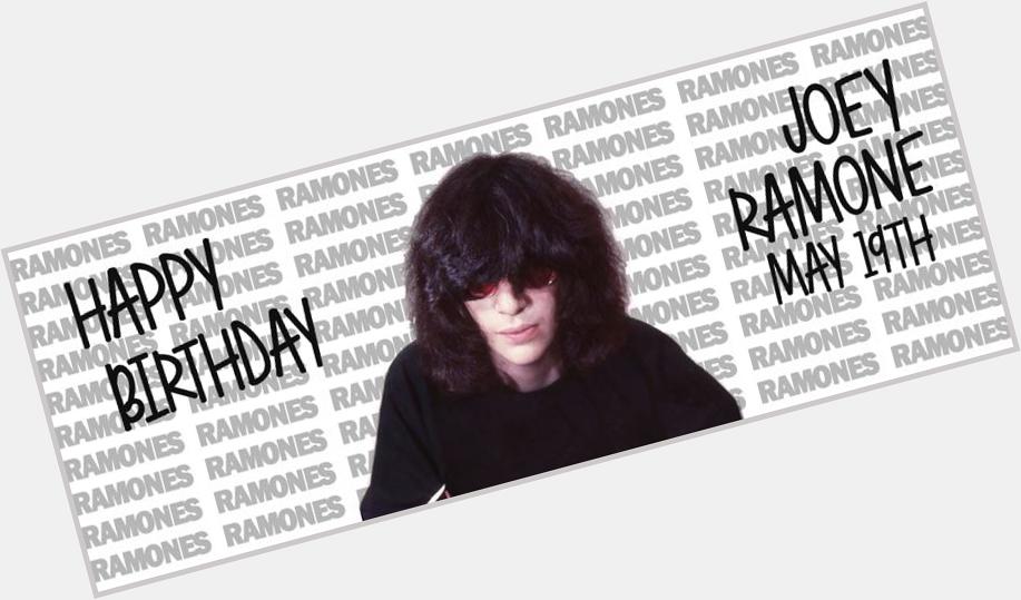 Happy birthday Joey Ramone. The one who showed us its okay to be weird. 