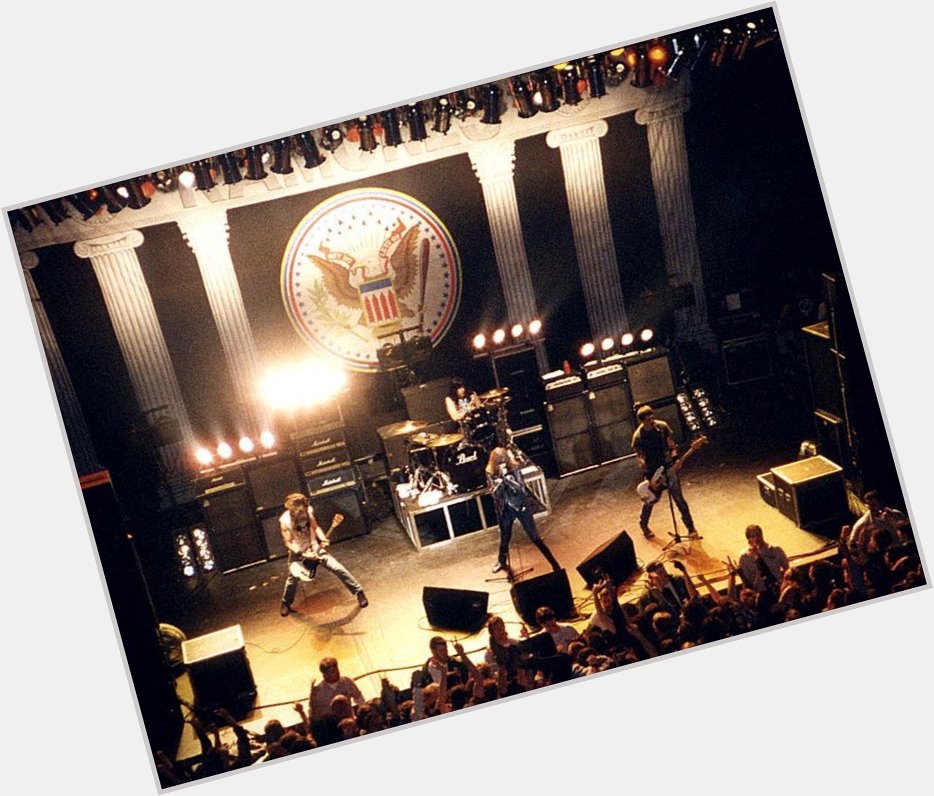 Happy Birthday, Joey Ramone!! Here s a fan shot photo of Ramones at The Cap on 4/8/95. Who was there? 