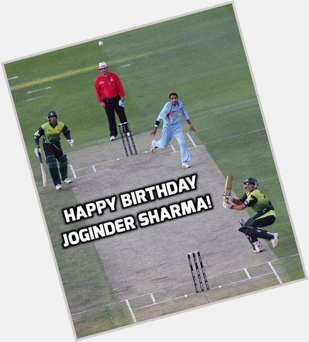 Happy Birthday Joginder Sharma - much
remembered for this! 
