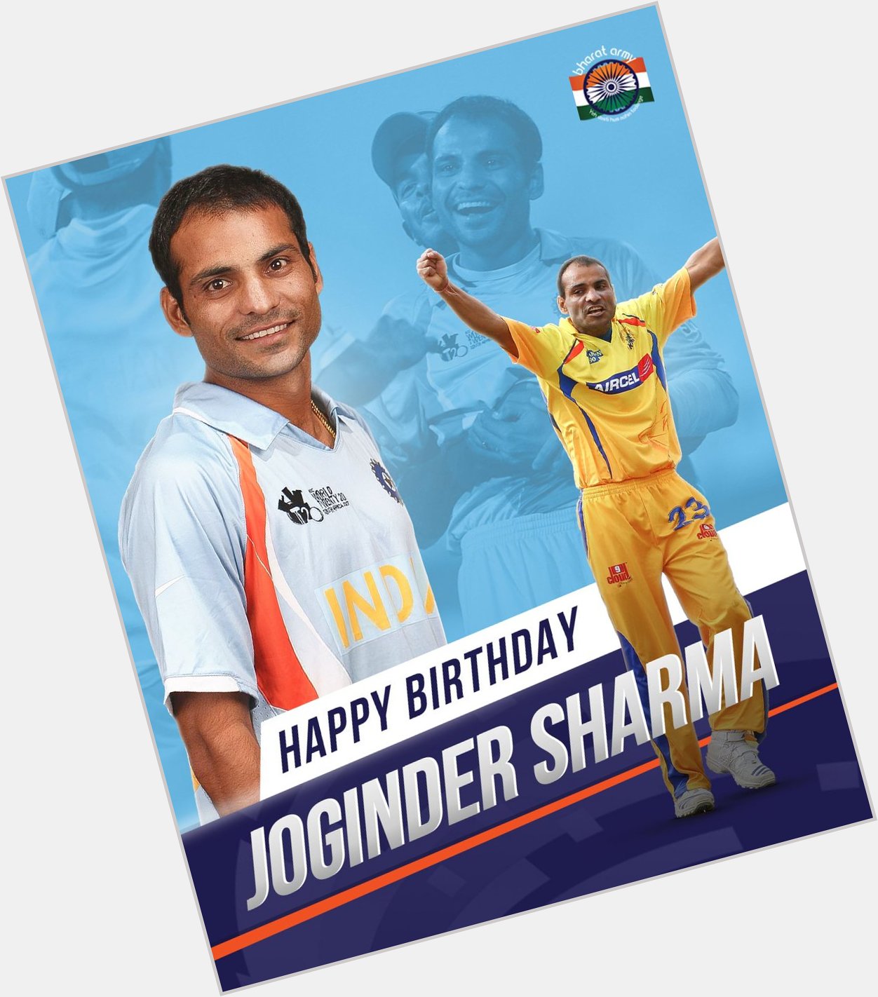 Happy birthday final over specialist Joginder Sharma 