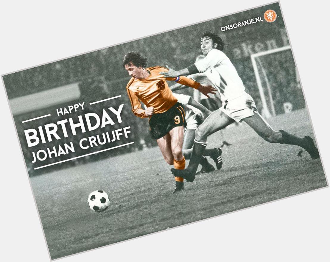 [Oranje_Tomohon] Happy Birthday Johan Cruyff   