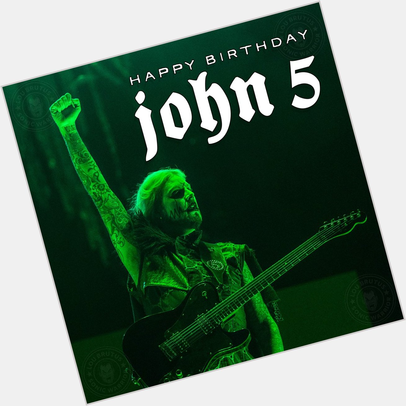 HBD J5! Happy Birthday to John 5!  