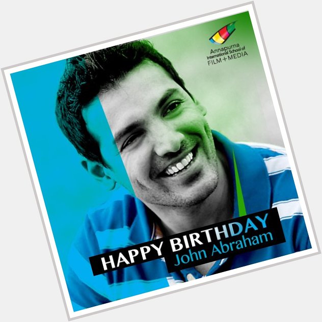 Wishing Bollywood actor, John Abraham a very Happy Birthday! grin emoticon  