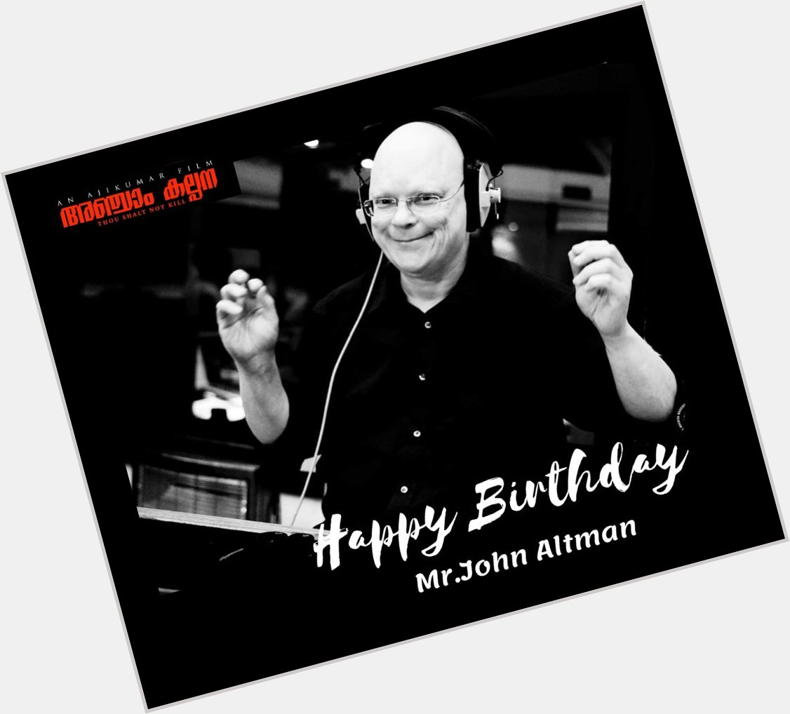 Here\s wishing the terrific music composer John Altman a very Happy Birthday! Wishing you good health & happiness. 