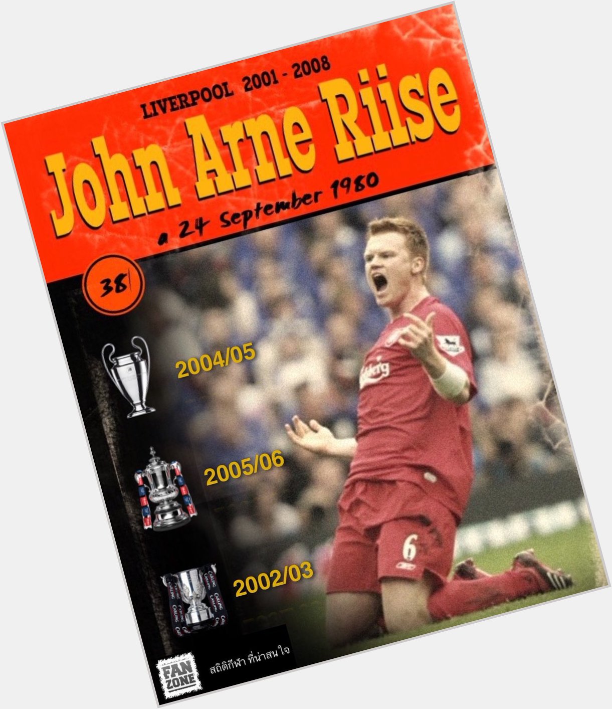Happy Birthday : John Arne Riise  