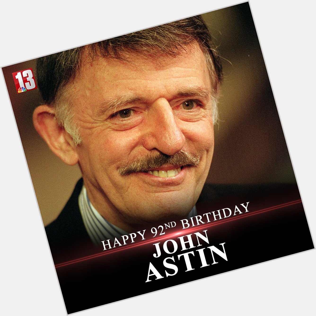   HAPPY BIRTHDAY to John Astin. The man who played the dad on \"The Addams Family\" is *92* today! 