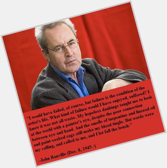 Happy birthday, John Banville! 