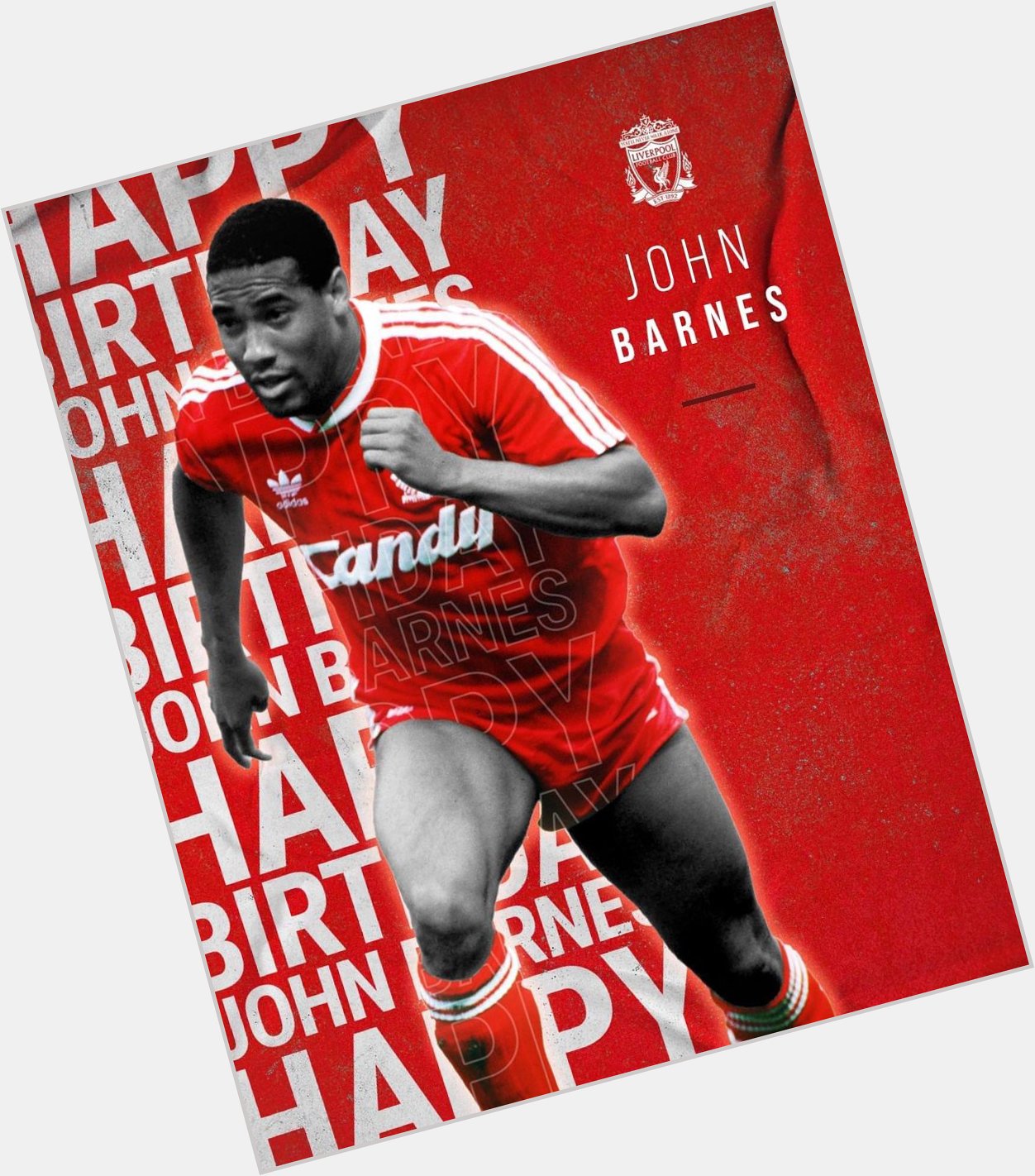 Wishing Reds legend John Barnes a very happy birthday!   